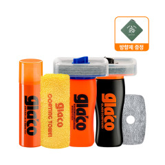 [소프트99]방향제 증정! 글라코 슈퍼비딩 유리관리 3종세트(슈퍼비딩 유리막코팅제 DX+유막제거제 G47+사이드미러 코팅제 G65X))